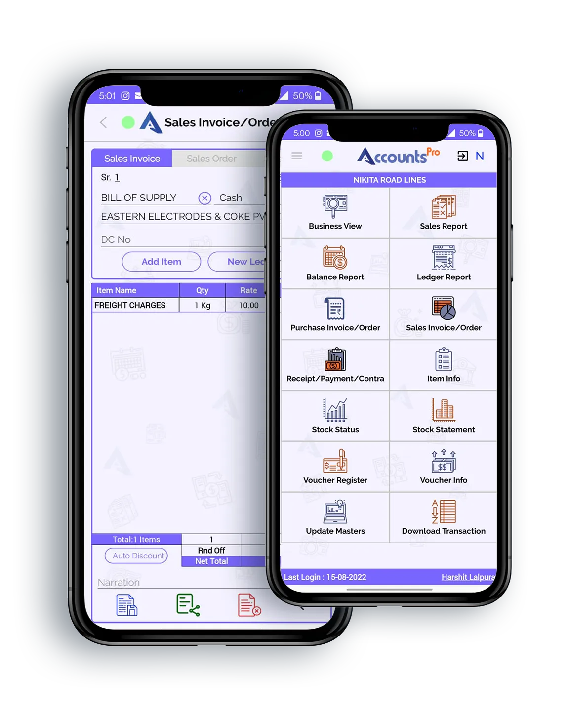 AccountsPRO — Mobile project by Hash Media