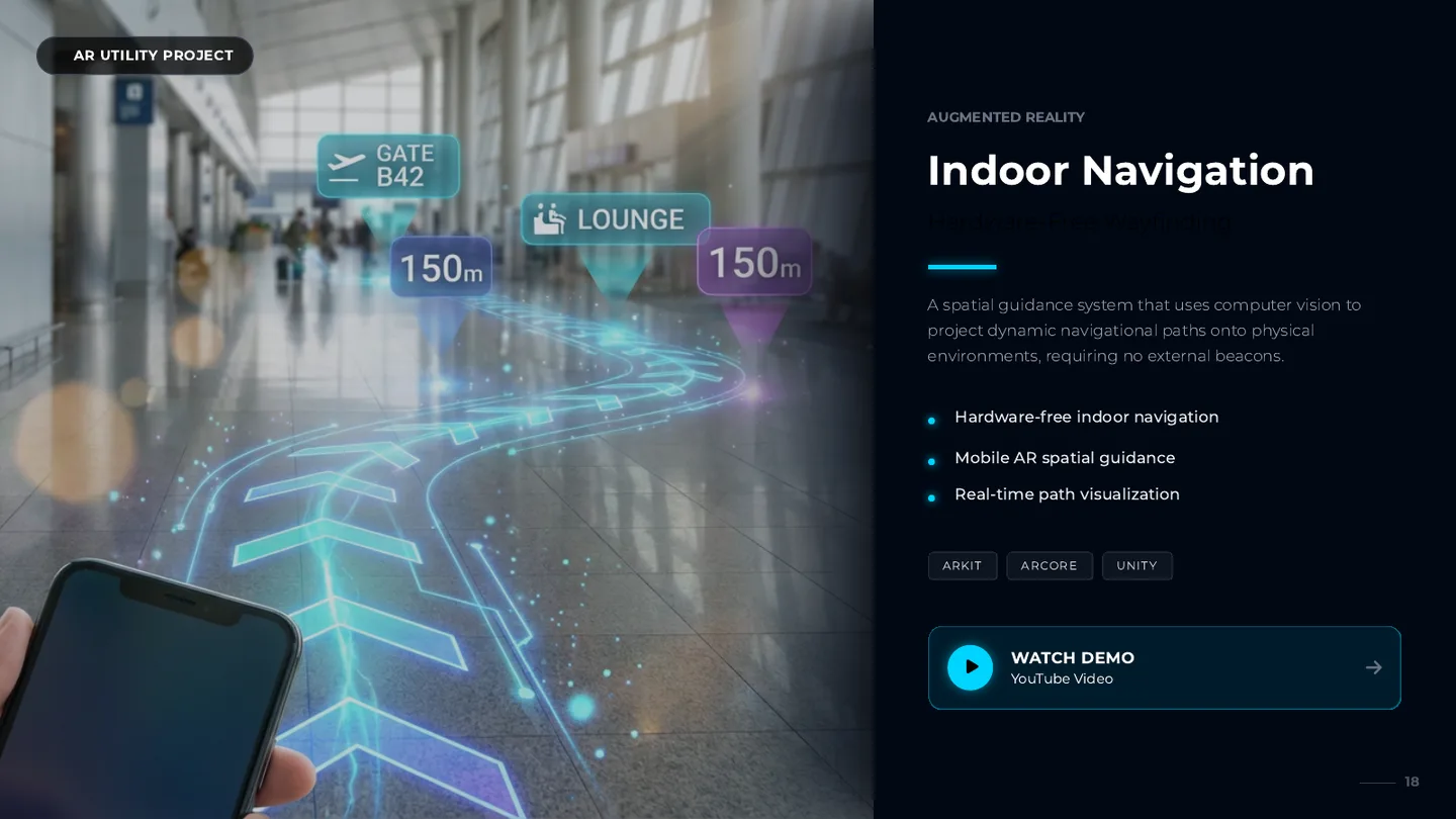AR Indoor Navigation — AR project by Hash Media