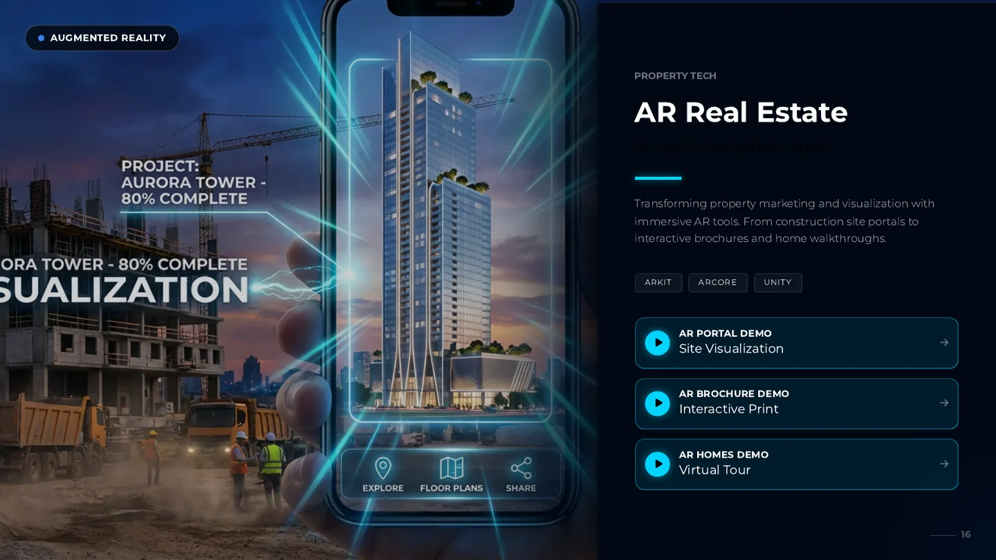 AR Real Estate Suite — AR project by Hash Media
