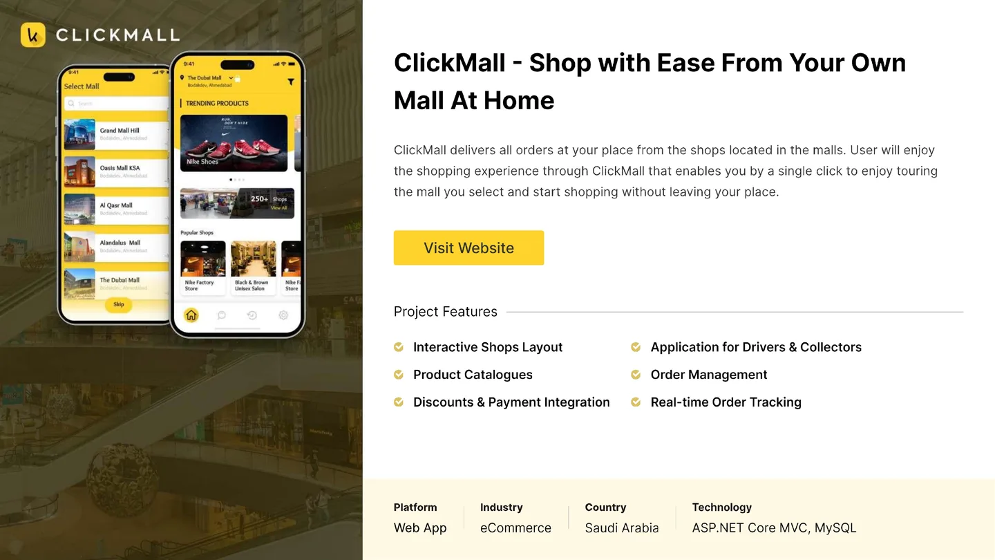 ClickMall — Web project by Hash Media