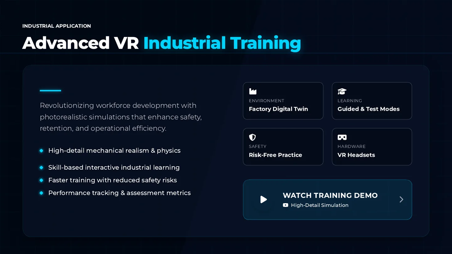 VR Industrial Training — VR project by Hash Media